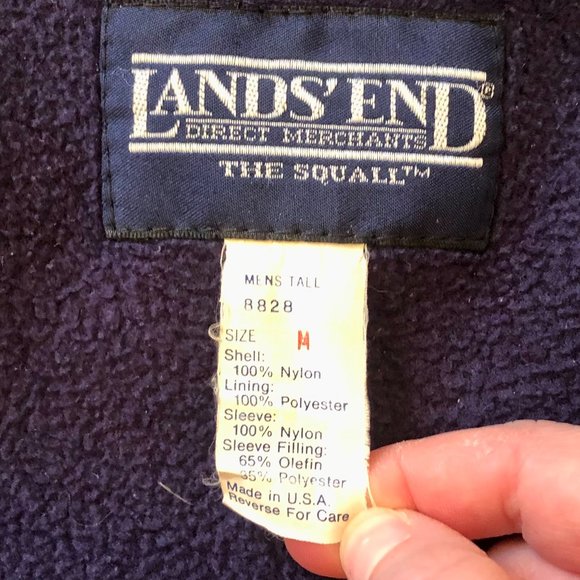 Men's TALL MEDIUM Lands' End Vintage Jacket - Picture 6 of 8